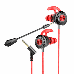 Slušalice sa mikrofonom gaming RAMPAGE RM-K36 PROUD 3.5mm Gaming Red In-Ear Headphone, dual Mic, Detachable long mic, 35238