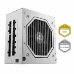 Napojna jedinica SHARKOON gaming Rebel P20 850W WHITE ATX 3.1, LLC+DC-to-DC, Fully-Modular, Cybenetics Gold