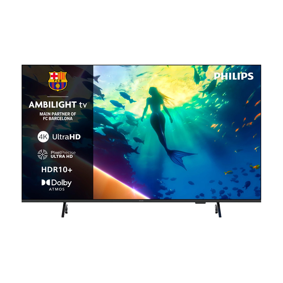 Philips TV 43″ PUS8010 4K Titan OS AMBILIGHT TV HDR10+ Dolby Atmos i DTS:X 43PUS8010/12