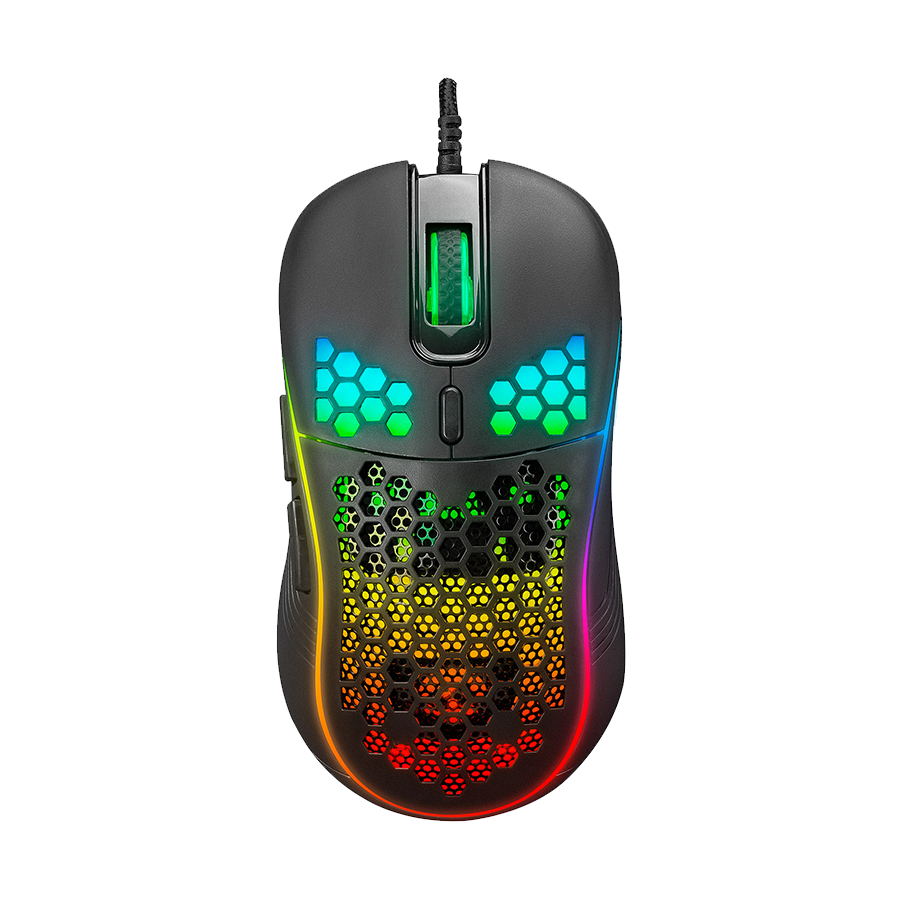 Miš Everest SM-G66 X-HOLE Usb Black 7D Optical 8000dpi LED Illuminated Gaming Mouse, 34921 - Image 2