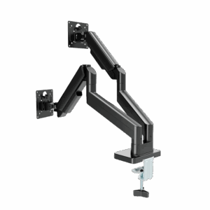 NOSAČ ZA DVA MONITORA GEMBIRD MA-DA2-06, montaža na sto, 17" up to 32", up to 10 kg, black