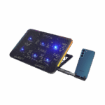 Postolje za notebook gaming Rampage SIXPOWER R9 6 Fan RGB Lighted Notebook Cooler with Phone Holder, 39394