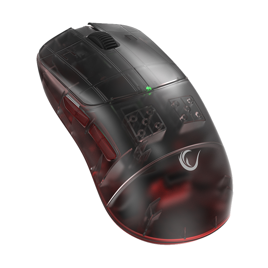 Miš gaming RAMPAGE Tilion wireless black 24000 DPI 3311 Sensor Charged 80 Million Huano Switch, 41496
