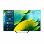 TESLA QLED TV 65" Q65E655GUS UHD Google TV, DVB-T/T2/C/S/S2;HDMIx3:USBx2:CI;2x12W Box Zvucnici