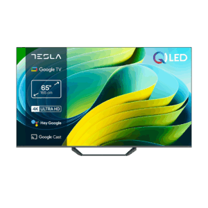 TESLA QLED TV 65" Q65E655GUS UHD Google TV, DVB-T/T2/C/S/S2;HDMIx3:USBx2:CI;2x12W Box Zvucnici