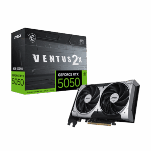 VGA MSI GeForce RTX 5050 VENTUS 2X OC 8G Graphics Card w/ HDMI, Triple DP