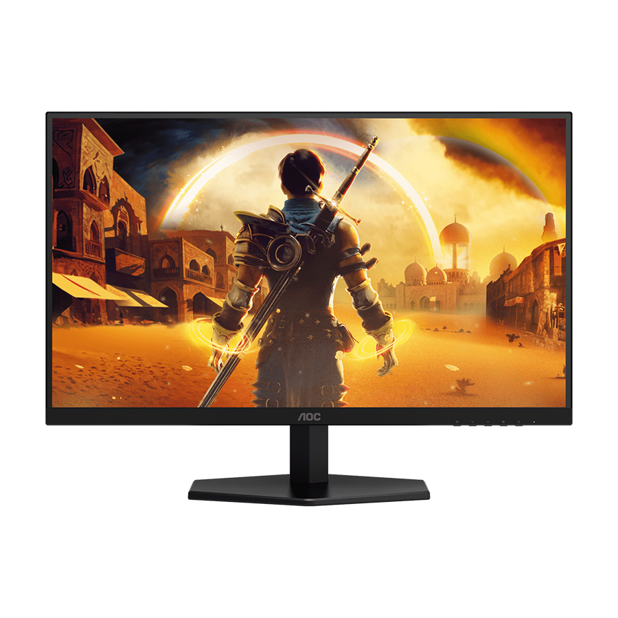 MONITOR AOC Gaming 27G42E 27" Fast IPS, 1920x1080, 180Hz, 1ms (GTG), 300 cd/m2, 1000:1, Adaptive Sync, G-Sync Compatible, HDR10, 1xHDMI, 1xDP, Tilt