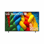 LG TV LED 55" 55NANO80A3B 4K Nano Cell , webOS Smart TV, Magic remote,