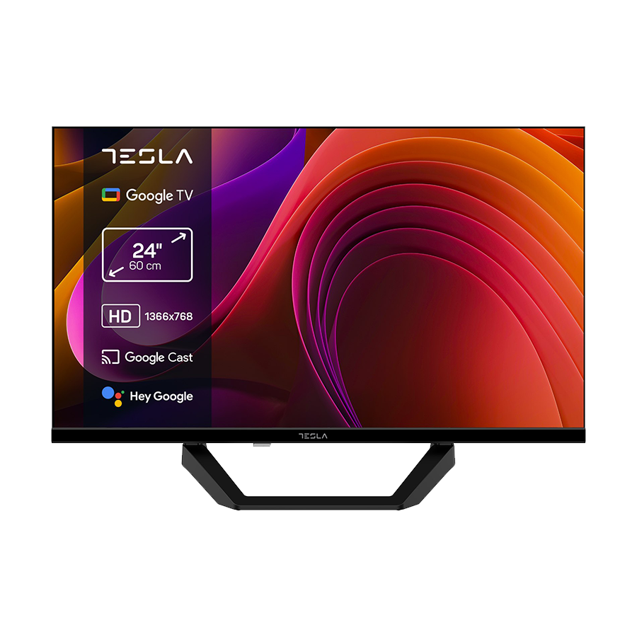TESLA TV 24E655BHS Google TV DC Adapter za automobil 12V BOX Zvucnici 2x5W