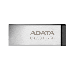USB Memory stick Adata USB 32GB UR350 3.2 Crni Metal Style 100mbps UR350-32G-RSR/BK