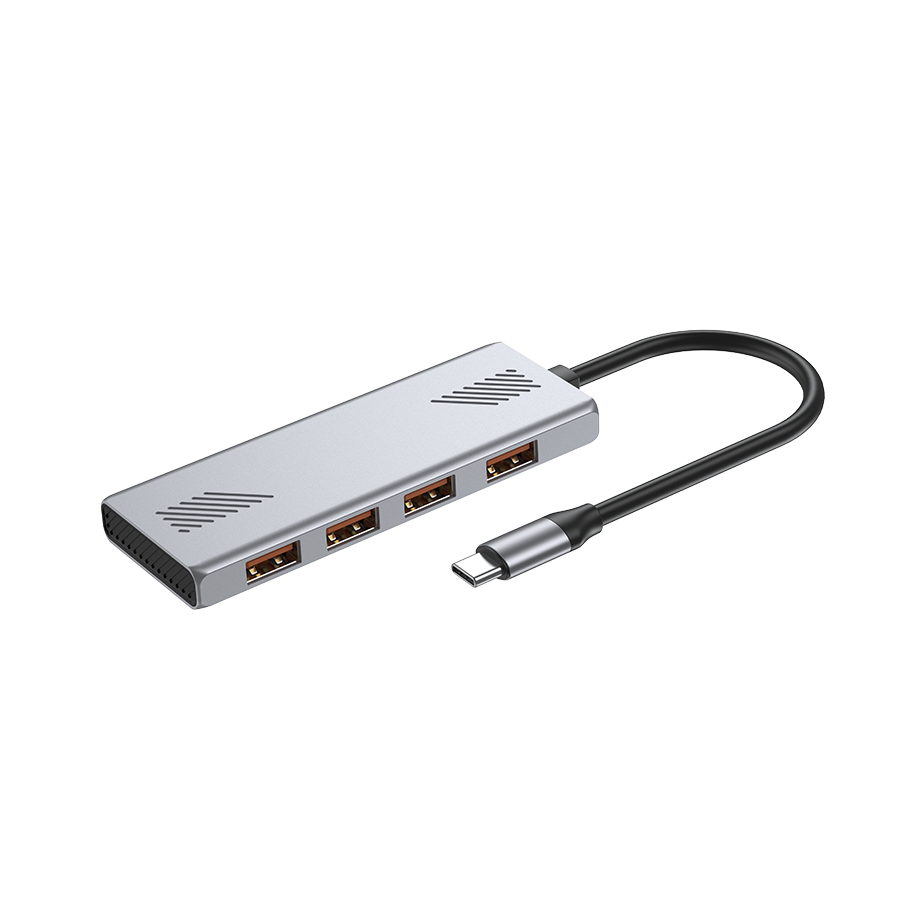 USB HUB GEMBIRD Type-C to 4-port USB 3.2 (Gen 2) UHB-CM-U310-A4-01 - Image 2