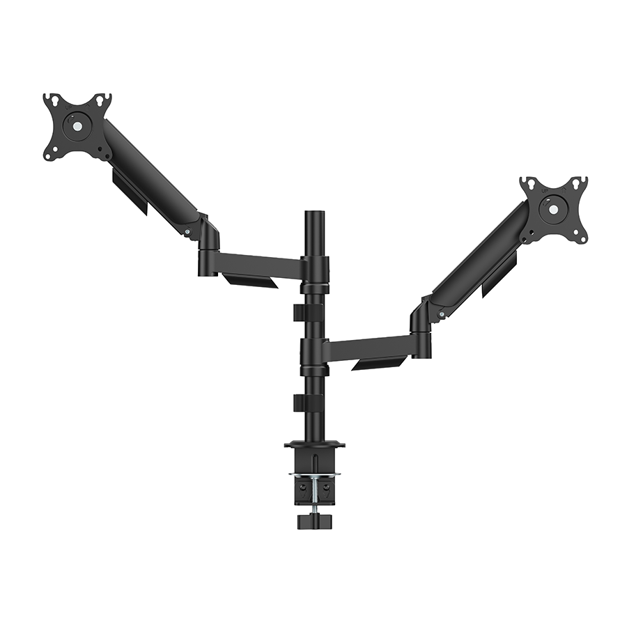 NOSAČ ZA DVA MONITORA GEMBIRD MA-DA2P-02, montaža na stol, 17”-32”, up to 9 kg
