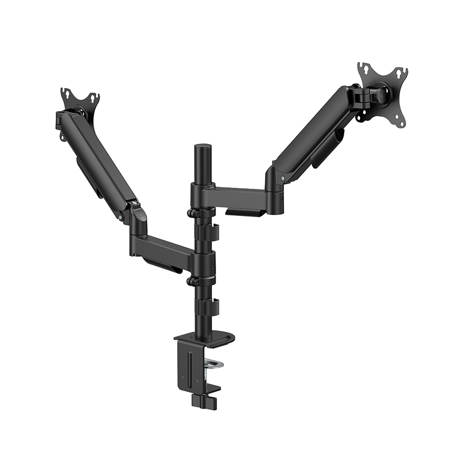 NOSAČ ZA DVA MONITORA GEMBIRD MA-DA2P-02, montaža na stol, 17”-32”, up to 9 kg