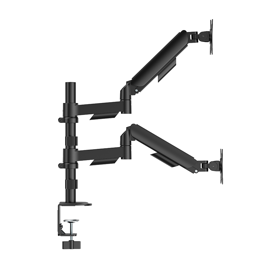 NOSAČ ZA DVA MONITORA GEMBIRD MA-DA2P-02, montaža na stol, 17”-32”, up to 9 kg