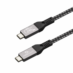 USB USB4 Gen 3x2 kabl 240W, 40 Gbps Type-C to Type-C  Power Delivery (PD) charging & data cable, 0.5 m GEMBIRD CCBP-USB4-CMCM240-0.5M