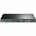 18-port gigabit Unmanaged switch with 16 PoE+