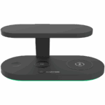 CANYON wireless charger WS-501 15W 5in1 UV Black