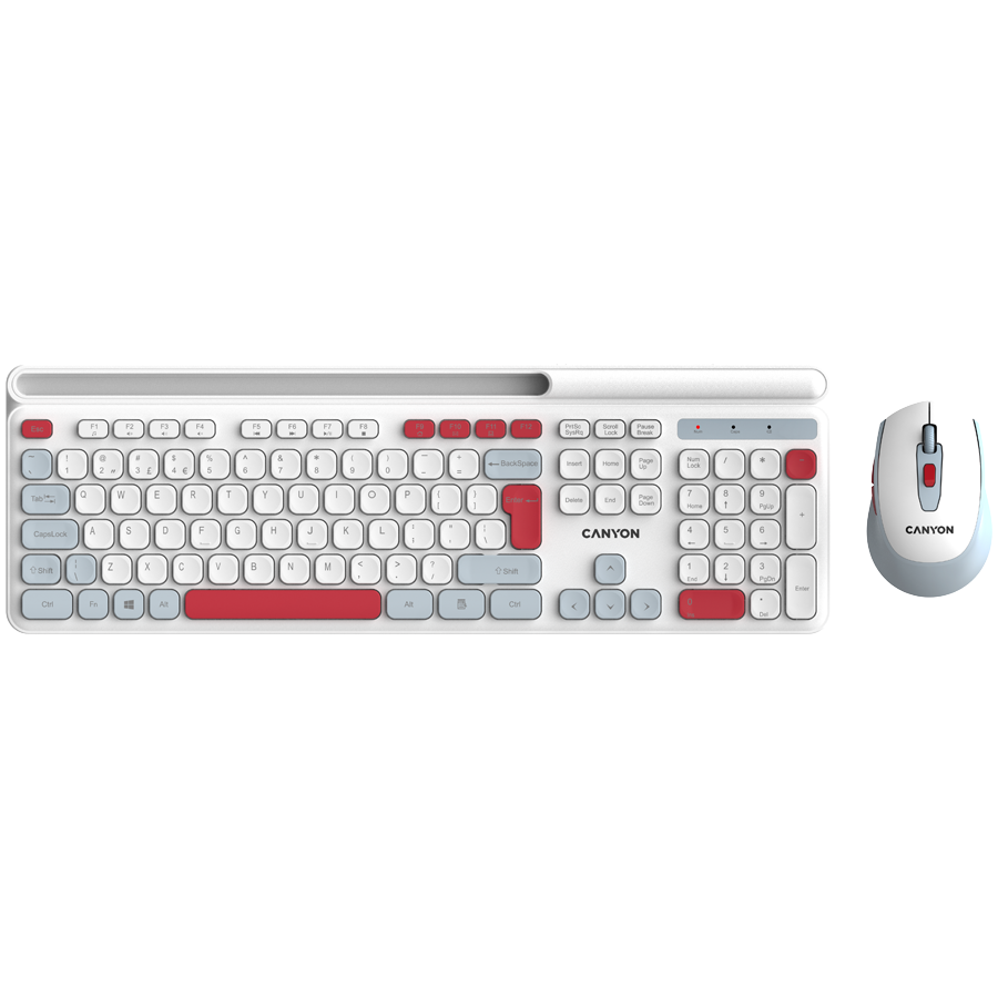 CANYON HSET-W5 EN Keyboard+Mouse AAA+AA Wireless