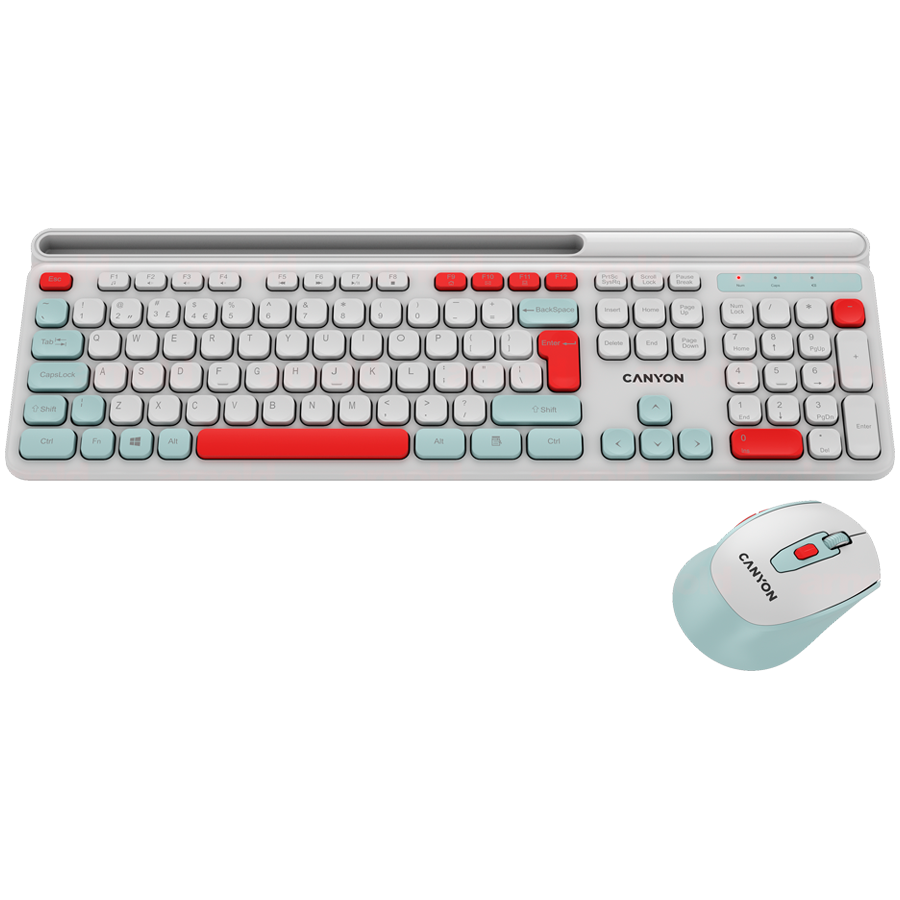 CANYON HSET-W5 EN Keyboard+Mouse AAA+AA Wireless - Image 2