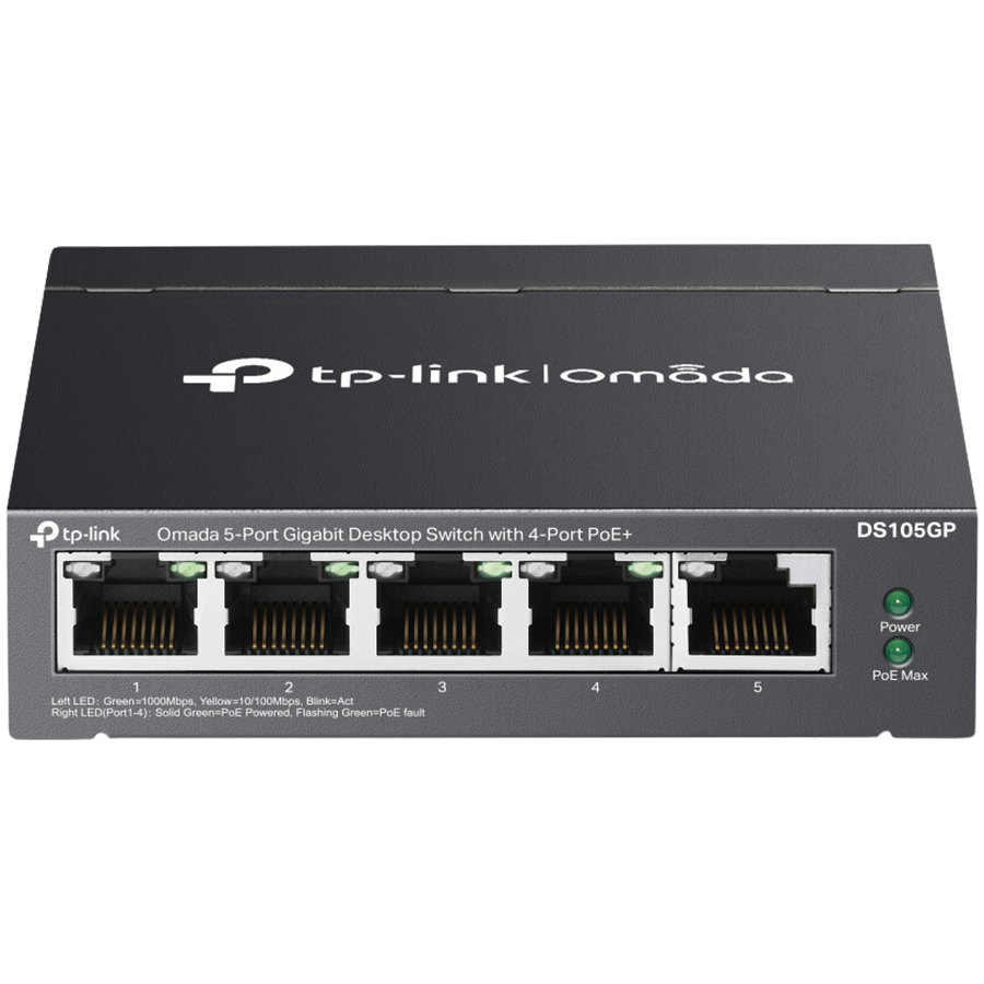 Omada 5-Port Gigabit Desktop Switch with 4-Port