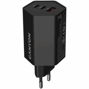 CANYON charger HEXAGON 65 GaN 65W 2xPD 1xQC EU