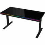 Dual-motor sit/stand adjustable-height gaming