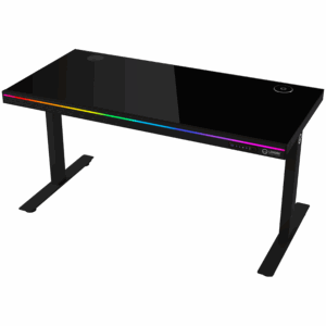 Dual-motor sit/stand adjustable-height gaming