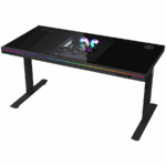 Dual-motor sit/stand adjustable-height gaming