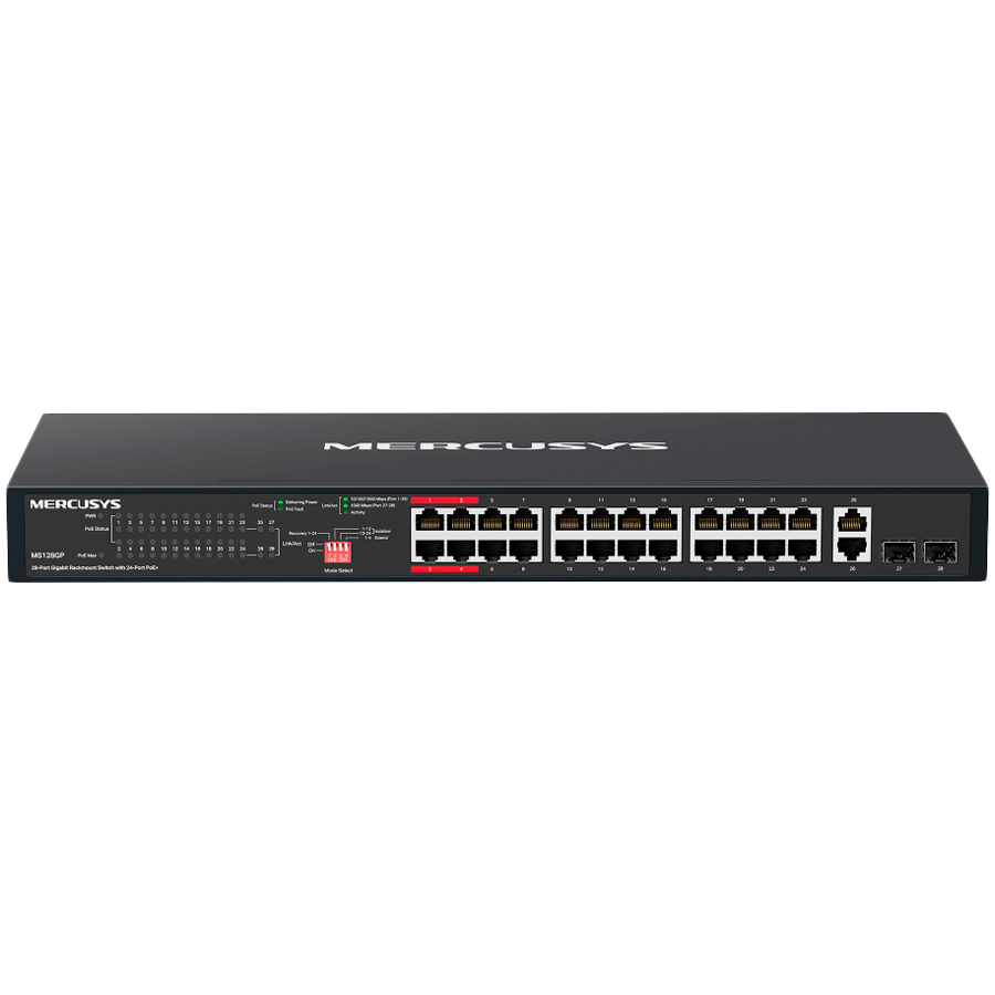 Mercusys MS128GP 28-Port Gigabit Rackmount Switch
