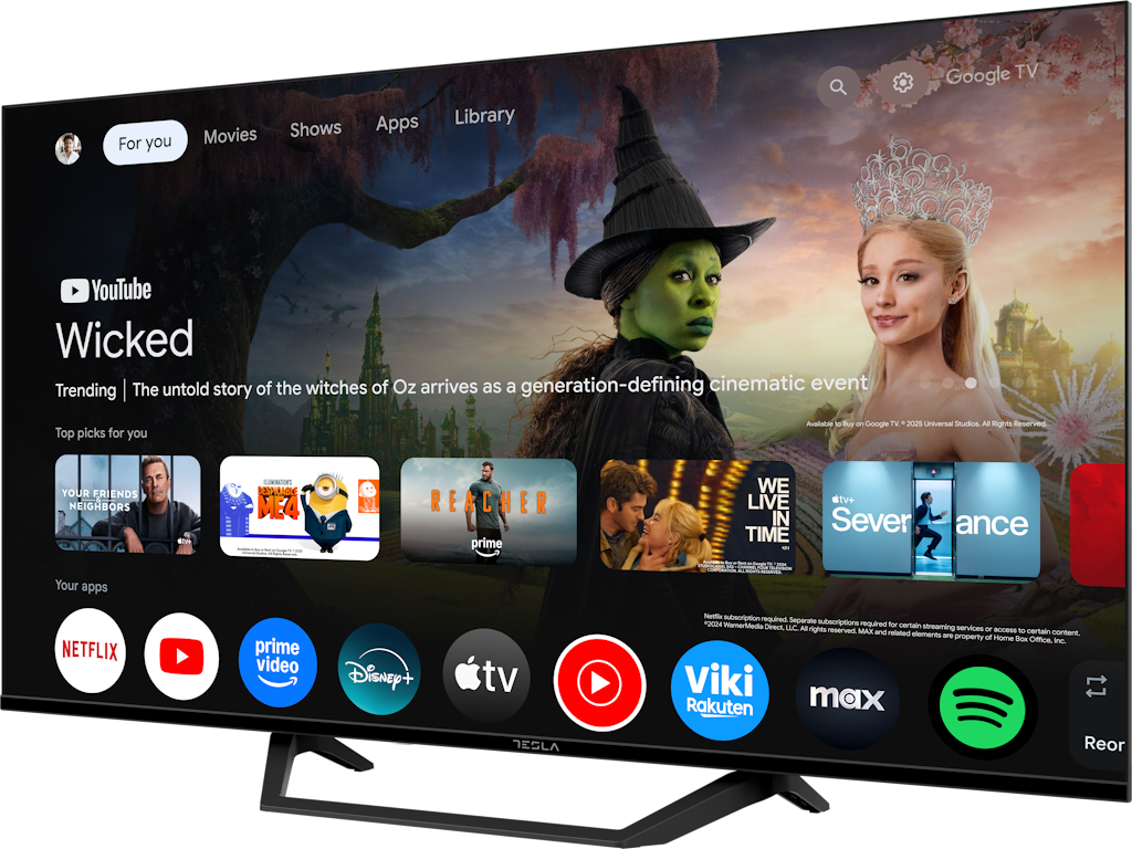 TESLA TV 40E655BFS FHD Google Powered by Google TV 2x10W Box Speakers