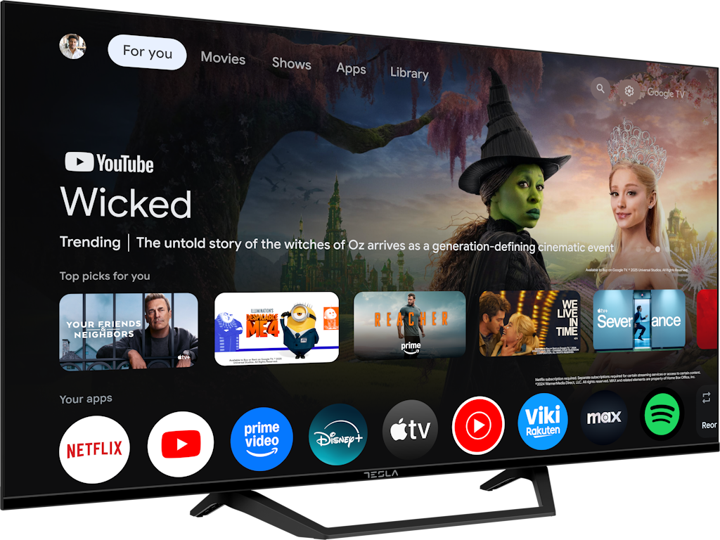 TESLA TV 43E655BFS FHD Google Powered by Google TV