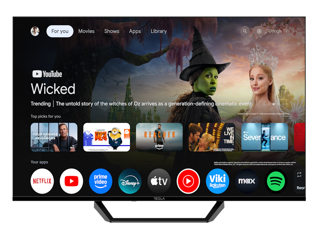 TESLA TV 43E655BFS FHD Google Powered by Google TV