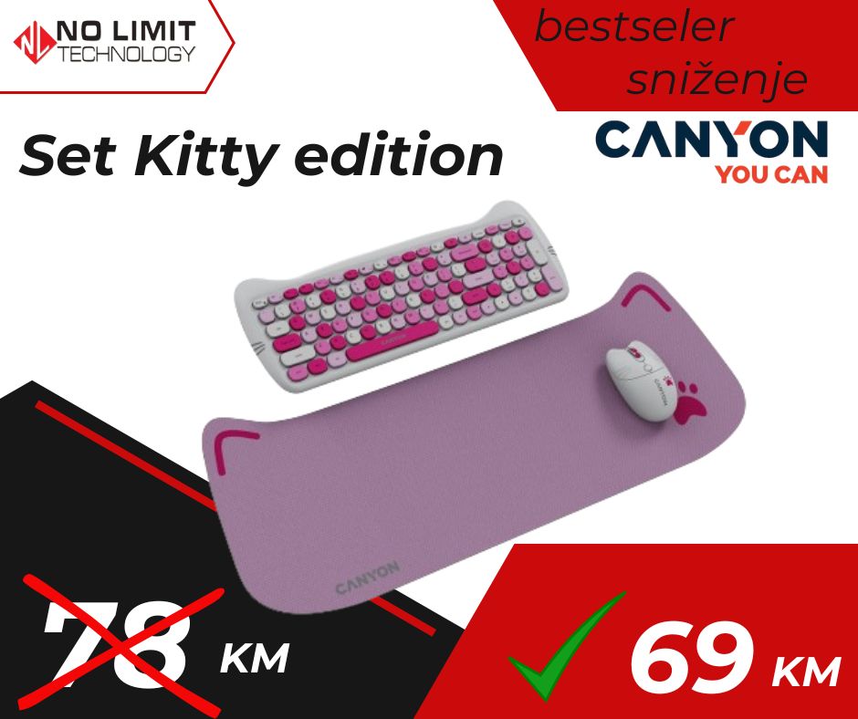 Set tastatura+miš Canyon, bežični