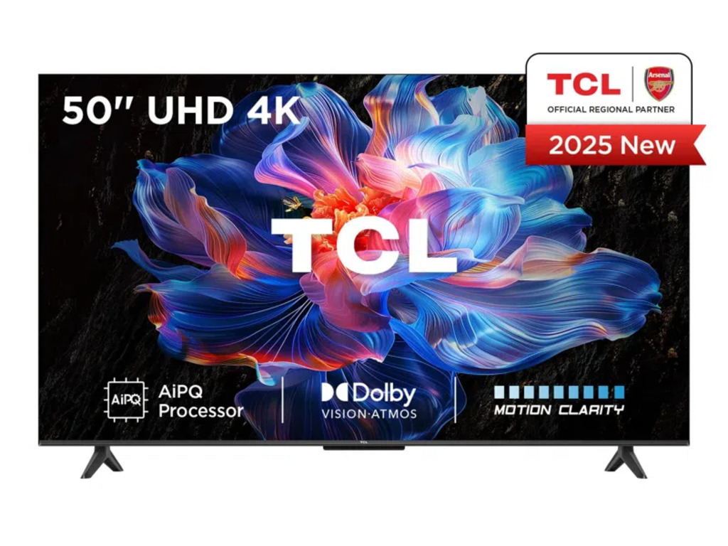 TCL 50″V6C 4K TV Google OSHDR10 HVA Panel Motion ClarityDolby Audio; AiPQ Processor;