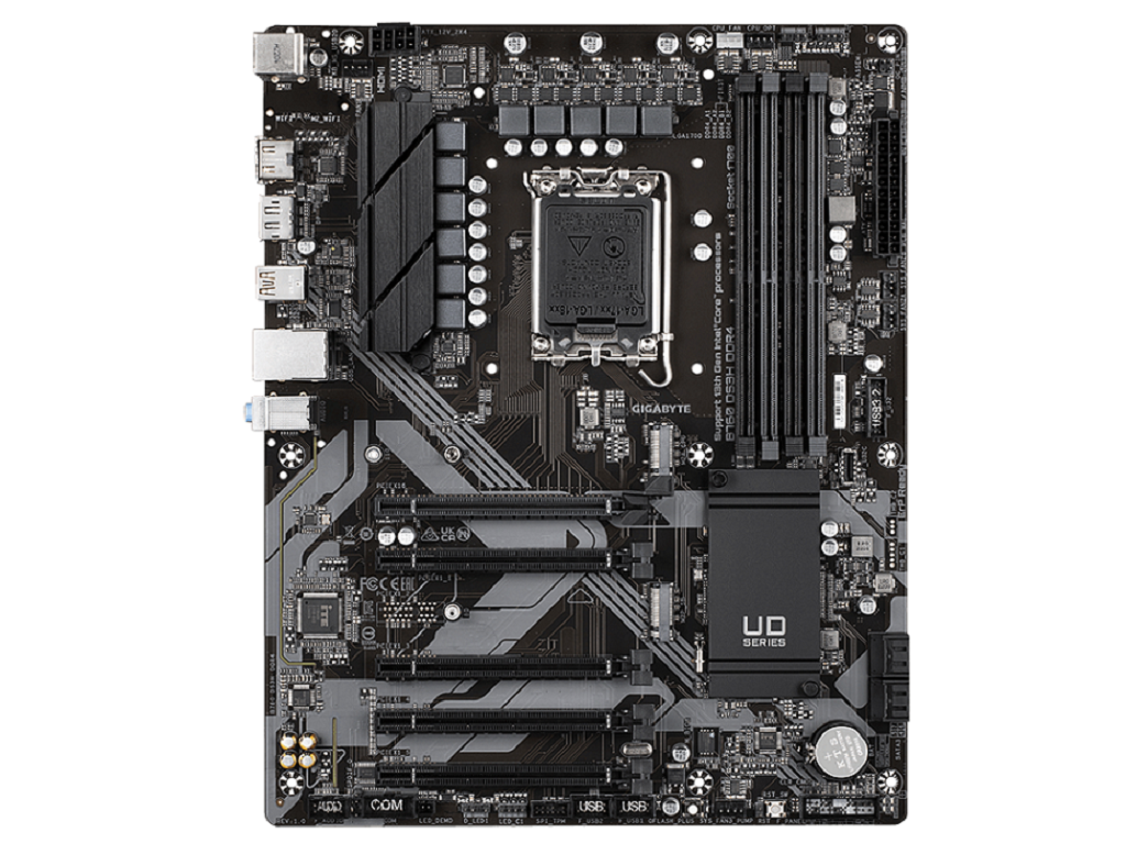 up to 128GB/5333MHz; 2xM.2; 4xSATA; 6xUSB; HDMI