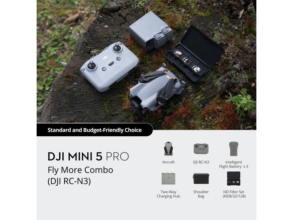 DJI Mini 5 PRO FMC (DJI RC N3) dron