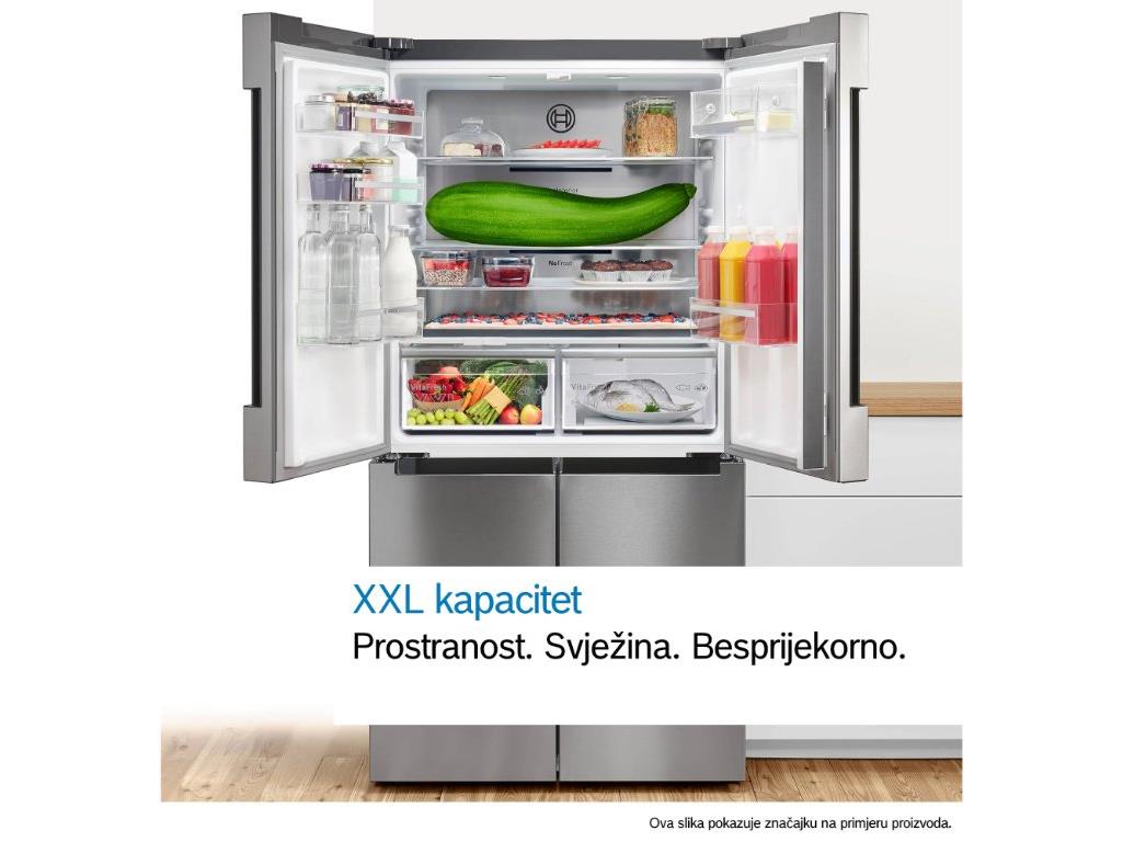 BOSCH Frenchdoor hladnjak,Serie 4|, XXL, CRNA, 547L189,5X88,5cm, NoFrost…