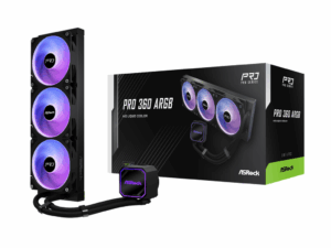 ASROCK 360 A-RGB AIO Black CPU Liquid Cooler