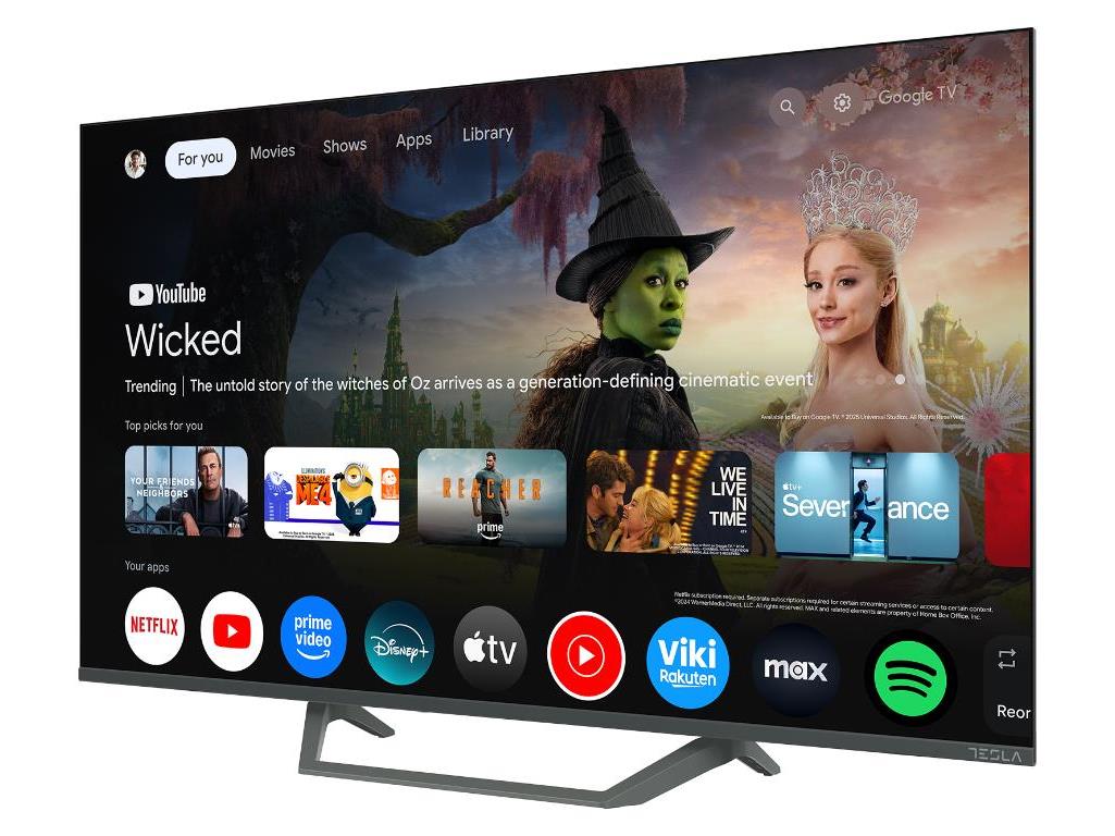 TESLA TV QLED Q40E665GFS FHD Powered by Google TV HDR HLG Box zvucnici 2x10W
