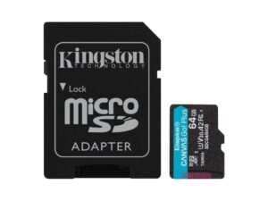 Kingston microSD 128GB CanvasGoPlus;r/w:200MB/s/160MB/s