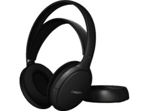 Philips slušalice SHC5200M2 za TV; 30 sati reprodukcije; 15 min punjenja - 4 sata reprodukcije; 32mm pogonska jedinica; povezivanje baze sa TV om 3