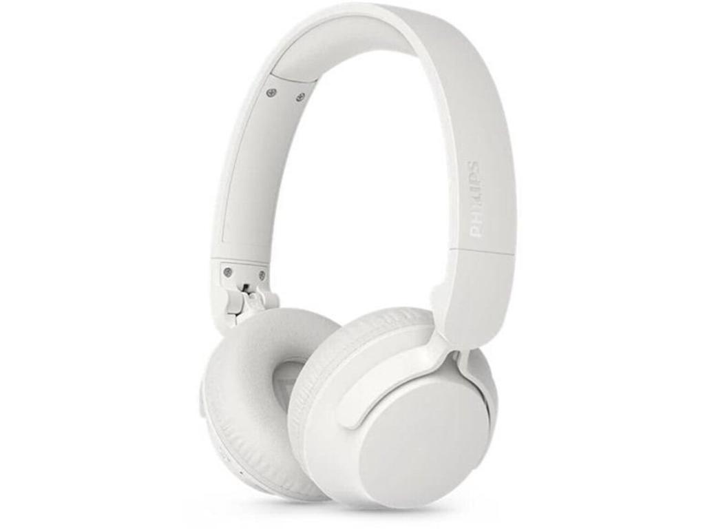 Philips TAH4000WT BT slusalice; prirodan zvuk i dinamičan bas; Do 70 sati reprodukcije; BT 6.0 spajanje; mikrofon; pogonske jedinice od 32 mm; 5 min punjenja za 2h reprodukcije; bijela
