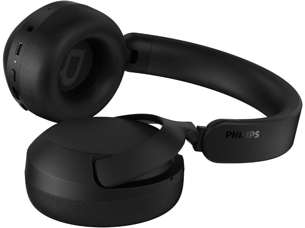 Philips TAH6000BK slušaliceprilagodljivo blokiranje bukeBT 6.0; reprodukcija do 80h; CRNE - Image 3