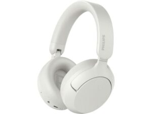 Philips TAH6000WT BT slusalice; prirodan zvuk i dinamičan bas; prilagodljivo blokiranje buke; Do 80 sati reprodukcije (50h s uključenim blokiranjem buke); BT 6.0 spajanje 2 uredjaja;5 mikrofon; pogonske jedinice od 40 mm; bijela