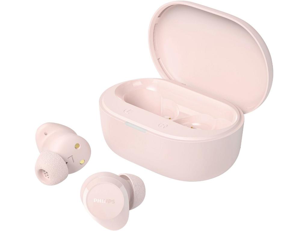 Philips TAT1300PK BT slušalice u uho; kapice SecureFit; do 24h reprodukcije uz kutiju za punjenje (6h + 18h preko kutije); Bluetooth verzija 6.0; jasni pozivi; pogonske jedinice od 10 mm; vodootpornost IPX4; Boja: Crna