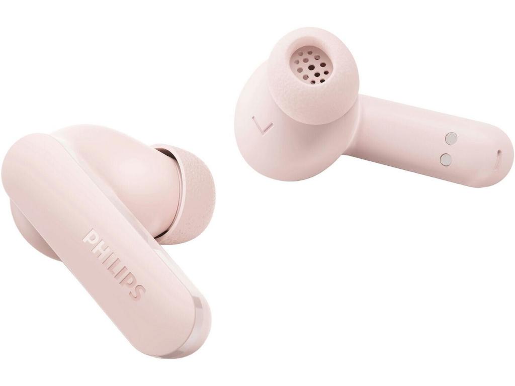 10min punjenje za 2 sata); Bluetooth verzija 6.0; 4 mikrofona; pogonske jedinice od 10 mm; vodootpornost IPX4; Boja: pink