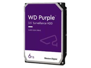 WD HDD 6TB SATA3 256MB Purple Intellipower