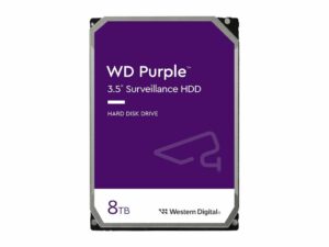 WD HDD 8TB SATA3 256MB Purple Surveillance