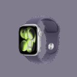 Apple Watch Series 11 GPS 42mm Silver Aluminium Case With Purple Fog SB MEU64 S/M