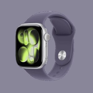 Apple Watch Series 11 GPS 42mm Silver Aluminium Case With Purple Fog SB MEU64 S/M